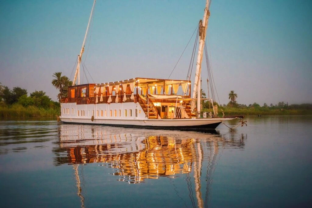 Luxury Dahabiya boat Nile journey